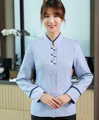  pre-oder**เสื้อพนักงานแม่บ้าน เสื้อแม่บ้านทำความสะอาด พนักงานสปา พนักงานโรงแรม พนักงานรีสอร์ท (สินค้าไม่รวมกางเกง) ***สินค้าไม่สามารถเปลี่ยนสีและรูปแบบได้คะ สีตามภาพ ไซร์ L XL 2XL 3XL 4X