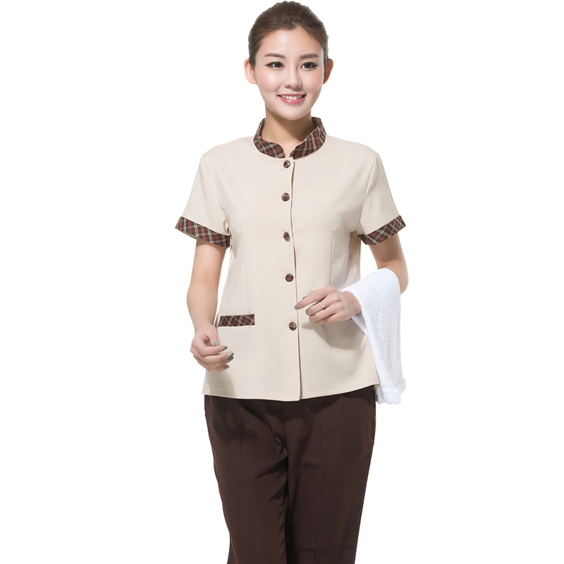  pre-oder**เสื้อพนักงานแม่บ้าน เสื้อแม่บ้านทำความสะอาด พนักงานสปา พนักงานโรงแรม พนักงานรีสอร์ท (สินค้าไม่รวมกางเกง) ***สินค้าไม่สามารถเปลี่ยนสีและรูปแบบได้คะ สีตามภาพ ไซร์ L XL 2XL 3XL 4X