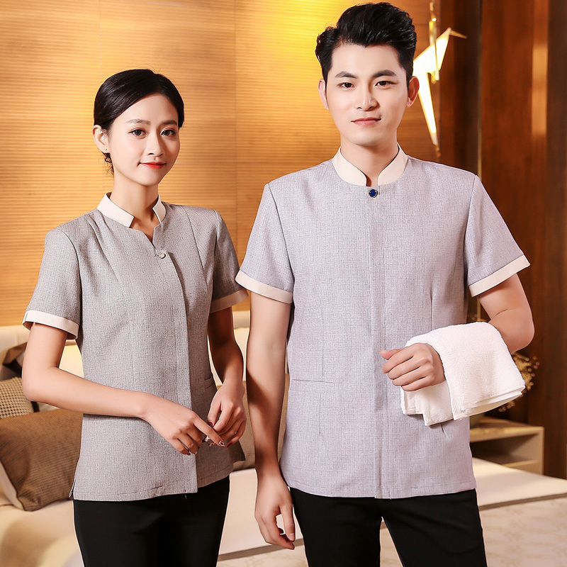  pre-oder**เสื้อพนักงานแม่บ้าน เสื้อแม่บ้านทำความสะอาด พนักงานสปา พนักงานโรงแรม พนักงานรีสอร์ท (สินค้าไม่รวมกางเกง) ***สินค้าไม่สามารถเปลี่ยนสีและรูปแบบได้คะ สีตามภาพ ไซร์ L XL 2XL 3XL 4X