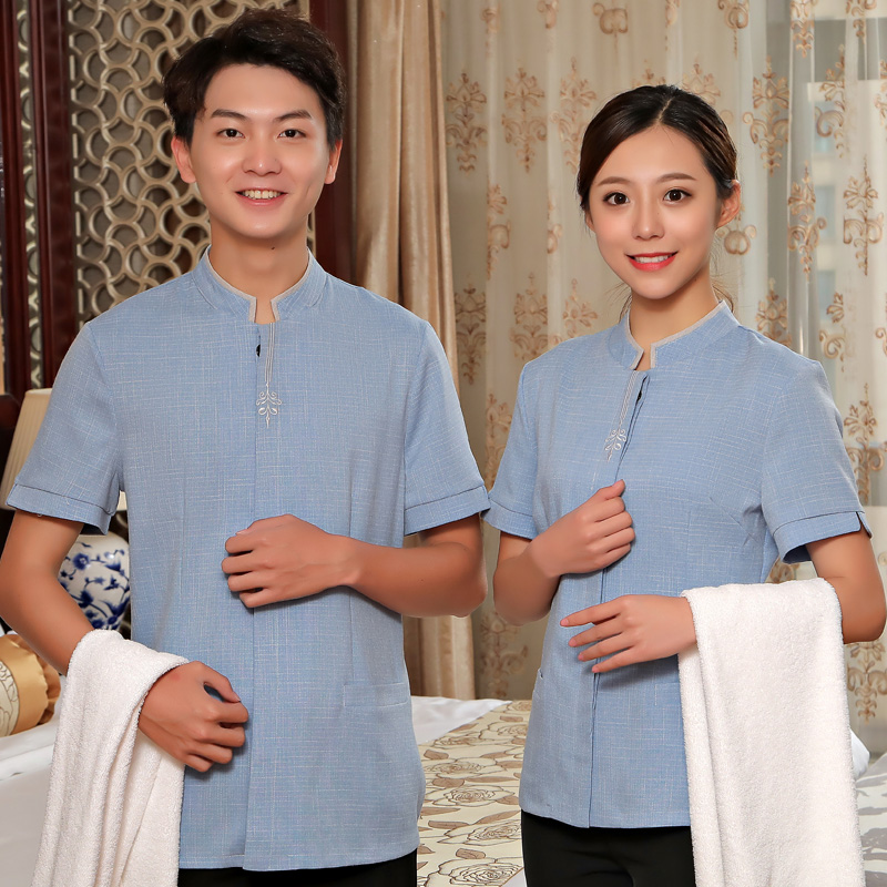  pre-oder**เสื้อพนักงานแม่บ้าน เสื้อแม่บ้านทำความสะอาด พนักงานสปา พนักงานโรงแรม พนักงานรีสอร์ท (สินค้าไม่รวมกางเกง) ***สินค้าไม่สามารถเปลี่ยนสีและรูปแบบได้คะ สีตามภาพ ไซร์ L XL 2XL 3XL 4X