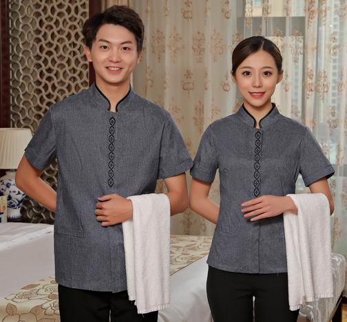  pre-oder**เสื้อพนักงานแม่บ้าน เสื้อแม่บ้านทำความสะอาด พนักงานสปา พนักงานโรงแรม พนักงานรีสอร์ท (สินค้าไม่รวมกางเกง) ***สินค้าไม่สามารถเปลี่ยนสีและรูปแบบได้คะ สีตามภาพ ไซร์ L XL 2XL 3XL 4X