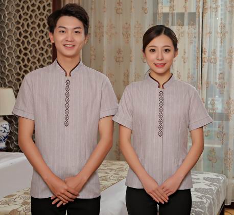  pre-oder**เสื้อพนักงานแม่บ้าน เสื้อแม่บ้านทำความสะอาด พนักงานสปา พนักงานโรงแรม พนักงานรีสอร์ท (สินค้าไม่รวมกางเกง) ***สินค้าไม่สามารถเปลี่ยนสีและรูปแบบได้คะ สีตามภาพ ไซร์ L XL 2XL 3XL 4X