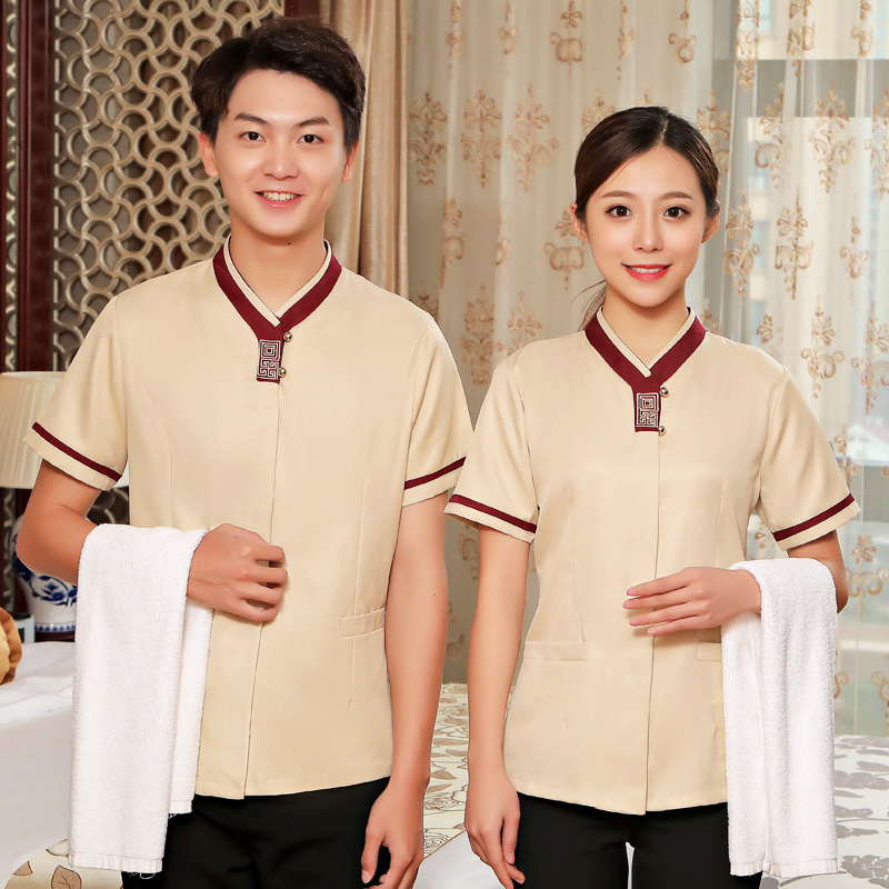  pre-oder**เสื้อพนักงานแม่บ้าน เสื้อแม่บ้านทำความสะอาด พนักงานสปา พนักงานโรงแรม พนักงานรีสอร์ท (สินค้าไม่รวมกางเกง) ***สินค้าไม่สามารถเปลี่ยนสีและรูปแบบได้คะ สีตามภาพ ไซร์ L XL 2XL 3XL 4X