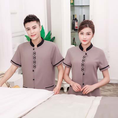  pre-oder**เสื้อพนักงานแม่บ้าน เสื้อแม่บ้านทำความสะอาด พนักงานสปา พนักงานโรงแรม พนักงานรีสอร์ท (สินค้าไม่รวมกางเกง) ***สินค้าไม่สามารถเปลี่ยนสีและรูปแบบได้คะ สีตามภาพ ไซร์ L XL 2XL 3XL 4X