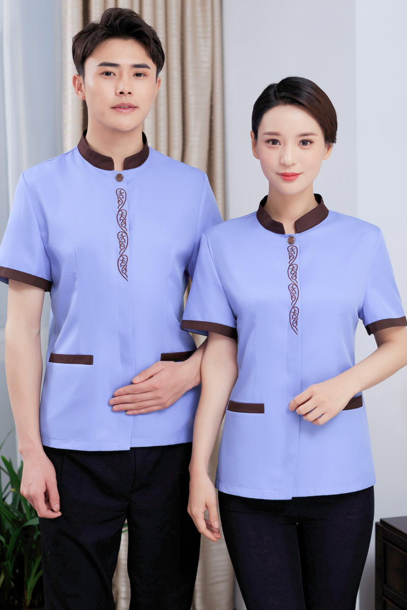  pre-oder**เสื้อพนักงานแม่บ้าน เสื้อแม่บ้านทำความสะอาด พนักงานสปา พนักงานโรงแรม พนักงานรีสอร์ท (สินค้าไม่รวมกางเกง) ***สินค้าไม่สามารถเปลี่ยนสีและรูปแบบได้คะ สีตามภาพ ไซร์ L XL 2XL 3XL 4X