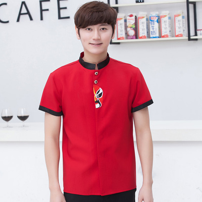 pre-oder** เสื้อพนักงานเสริฟ พนักงานโรงแรม พนักงานรีสอร์ท (สินค้าไม่รวมกางเกง) ***สินค้าไม่สามารถเปลี่ยนสีและรูปแบบได้คะ สีตามภาพ ไซร์ L XL 2XL 3XL 4XL 