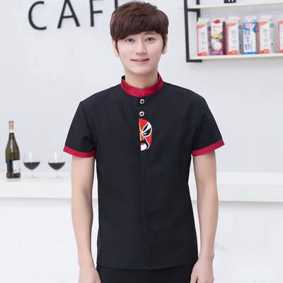 pre-oder** เสื้อพนักงานเสริฟ พนักงานโรงแรม พนักงานรีสอร์ท (สินค้าไม่รวมกางเกง) ***สินค้าไม่สามารถเปลี่ยนสีและรูปแบบได้คะ สีตามภาพ ไซร์ L XL 2XL 3XL 4XL 