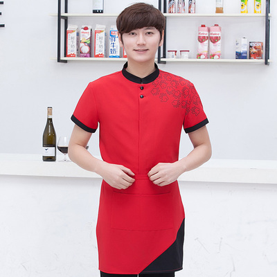pre-oder** เสื้อพนักงานเสริฟ พนักงานโรงแรม พนักงานรีสอร์ท (สินค้าไม่รวมกางเกง) ***สินค้าไม่สามารถเปลี่ยนสีและรูปแบบได้คะ สีตามภาพ ไซร์ L XL 2XL 3XL 4XL 