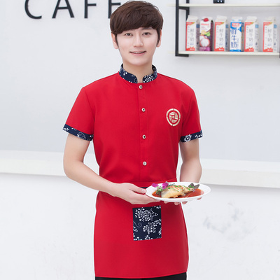 pre-oder** เสื้อพนักงานเสริฟ พนักงานโรงแรม พนักงานรีสอร์ท (สินค้าไม่รวมกางเกง) ***สินค้าไม่สามารถเปลี่ยนสีและรูปแบบได้คะ สีตามภาพ ไซร์ L XL 2XL 3XL 4XL 