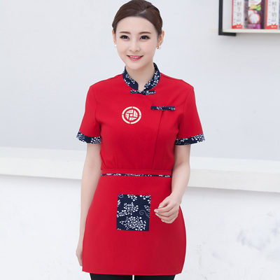 pre-oder** เสื้อพนักงานเสริฟ พนักงานโรงแรม พนักงานรีสอร์ท (สินค้าไม่รวมกางเกง) ***สินค้าไม่สามารถเปลี่ยนสีและรูปแบบได้คะ สีตามภาพ ไซร์ L XL 2XL 3XL 4XL 
