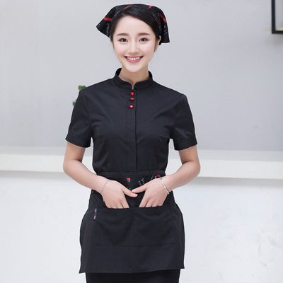 pre-oder** เสื้อพนักงานเสริฟ พนักงานโรงแรม พนักงานรีสอร์ท (สินค้าไม่รวมกางเกง) ***สินค้าไม่สามารถเปลี่ยนสีและรูปแบบได้คะ สีตามภาพ ไซร์ L XL 2XL 3XL 4XL 