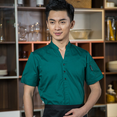 pre-oder** เสื้อพนักงานเสริฟ พนักงานโรงแรม พนักงานรีสอร์ท (สินค้าไม่รวมกางเกง) ***สินค้าไม่สามารถเปลี่ยนสีและรูปแบบได้คะ สีตามภาพ ไซร์ L XL 2XL 3XL 4XL 