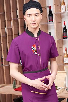 pre-oder** เสื้อพนักงานเสริฟ พนักงานโรงแรม พนักงานรีสอร์ท (สินค้าไม่รวมกางเกง) ***สินค้าไม่สามารถเปลี่ยนสีและรูปแบบได้คะ สีตามภาพ ไซร์ L XL 2XL 3XL 4XL 