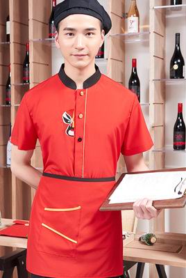 pre-oder** เสื้อพนักงานเสริฟ พนักงานโรงแรม พนักงานรีสอร์ท (สินค้าไม่รวมกางเกง) ***สินค้าไม่สามารถเปลี่ยนสีและรูปแบบได้คะ สีตามภาพ ไซร์ L XL 2XL 3XL 4XL 