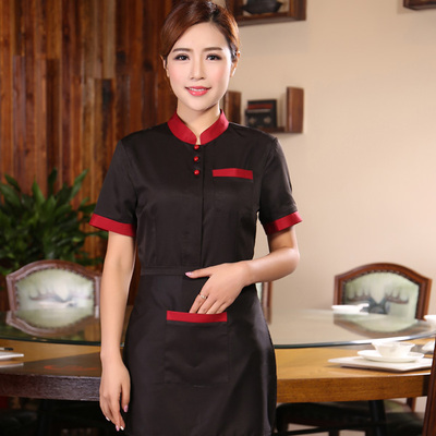 pre-oder** เสื้อพนักงานเสริฟ พนักงานโรงแรม พนักงานรีสอร์ท (สินค้าไม่รวมกางเกง) ***สินค้าไม่สามารถเปลี่ยนสีและรูปแบบได้คะ สีตามภาพ ไซร์ L XL 2XL 3XL 4XL 