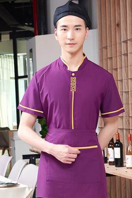 pre-oder** เสื้อพนักงานเสริฟ พนักงานโรงแรม พนักงานรีสอร์ท (สินค้าไม่รวมกางเกง) ***สินค้าไม่สามารถเปลี่ยนสีและรูปแบบได้คะ สีตามภาพ ไซร์ L XL 2XL 3XL 4XL 