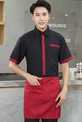 pre-oder** เสื้อพนักงานเสริฟ พนักงานโรงแรม พนักงานรีสอร์ท (สินค้าไม่รวมกางเกง) ***สินค้าไม่สามารถเปลี่ยนสีและรูปแบบได้คะ สีตามภาพ ไซร์ L XL 2XL 3XL 4XL 