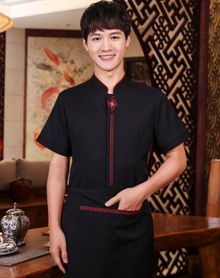 pre-oder** เสื้อพนักงานเสริฟ พนักงานโรงแรม พนักงานรีสอร์ท (สินค้าไม่รวมกางเกง) ***สินค้าไม่สามารถเปลี่ยนสีและรูปแบบได้คะ สีตามภาพ ไซร์ L XL 2XL 3XL 4XL 