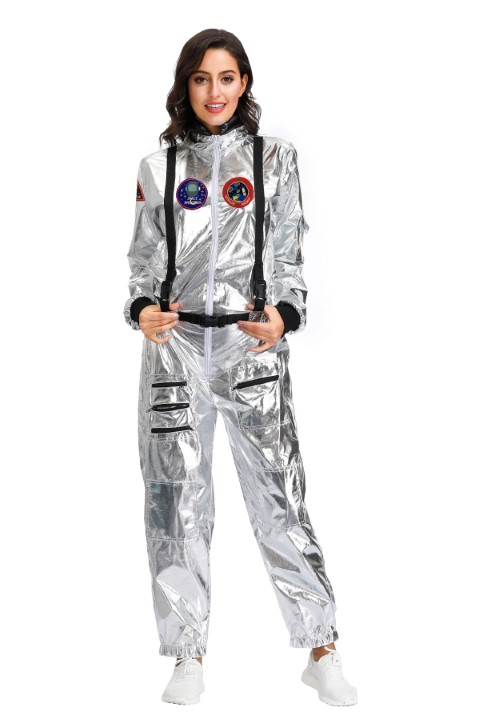 ++พร้อมส่ง++ชุดนักบินอวกาศสีเงิน ชุดนาซ่า ชุด NASA ชุดอพอลโล่