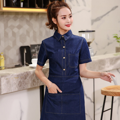 pre-oder** เสื้อพนักงานเสริฟ พนักงานโรงแรม พนักงานรีสอร์ท (สินค้าไม่รวมกางเกง) ***สินค้าไม่สามารถเปลี่ยนสีและรูปแบบได้คะ สีตามภาพ ไซร์ L XL 2XL 3XL 4XL 