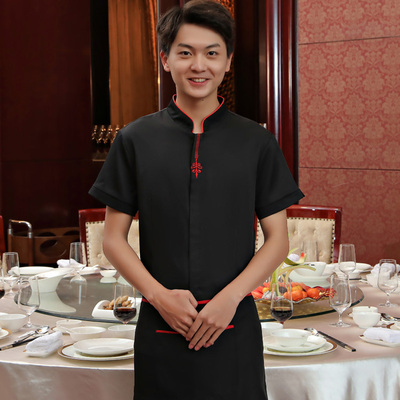 pre-oder** เสื้อพนักงานเสริฟ พนักงานโรงแรม พนักงานรีสอร์ท (สินค้าไม่รวมกางเกง) ***สินค้าไม่สามารถเปลี่ยนสีและรูปแบบได้คะ สีตามภาพ ไซร์ L XL 2XL 3XL 4XL 