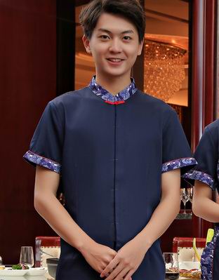 pre-oder** เสื้อพนักงานเสริฟ พนักงานโรงแรม พนักงานรีสอร์ท (สินค้าไม่รวมกางเกง) ***สินค้าไม่สามารถเปลี่ยนสีและรูปแบบได้คะ สีตามภาพ ไซร์ L XL 2XL 3XL 4XL 