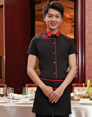 pre-oder** เสื้อพนักงานเสริฟ พนักงานโรงแรม พนักงานรีสอร์ท (สินค้าไม่รวมกางเกง) ***สินค้าไม่สามารถเปลี่ยนสีและรูปแบบได้คะ สีตามภาพ ไซร์ L XL 2XL 3XL 4XL 