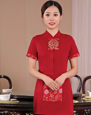 pre-oder** เสื้อพนักงานเสริฟ พนักงานโรงแรม พนักงานรีสอร์ท (สินค้าไม่รวมกางเกง) ***สินค้าไม่สามารถเปลี่ยนสีและรูปแบบได้คะ สีตามภาพ ไซร์ L XL 2XL 3XL 4XL 