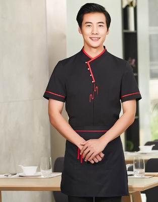 pre-oder** เสื้อพนักงานเสริฟ พนักงานโรงแรม พนักงานรีสอร์ท (สินค้าไม่รวมกางเกง) ***สินค้าไม่สามารถเปลี่ยนสีและรูปแบบได้คะ สีตามภาพ ไซร์ L XL 2XL 3XL 4XL 