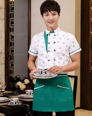 pre-oder** เสื้อพนักงานเสริฟ พนักงานโรงแรม พนักงานรีสอร์ท (สินค้าไม่รวมกางเกง) ***สินค้าไม่สามารถเปลี่ยนสีและรูปแบบได้คะ สีตามภาพ ไซร์ L XL 2XL 3XL 4XL 