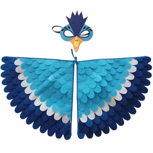 7C282.3 ชุดเด็ก ปีกนกน้ำเงิน Children Wing Bird Costume