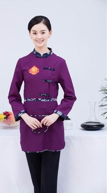 pre-oder** เสื้อพนักงานเสริฟ พนักงานโรงแรม พนักงานรีสอร์ท (สินค้าไม่รวมกางเกง) ***สินค้าไม่สามารถเปลี่ยนสีและรูปแบบได้คะ สีตามภาพ ไซร์ L XL 2XL 3XL 4XL 