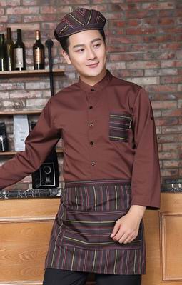 pre-oder** เสื้อพนักงานเสริฟ พนักงานโรงแรม พนักงานรีสอร์ท (สินค้าไม่รวมกางเกง) ***สินค้าไม่สามารถเปลี่ยนสีและรูปแบบได้คะ สีตามภาพ ไซร์ L XL 2XL 3XL 4XL 