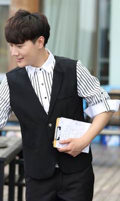 pre-oder** เสื้อพนักงานเสริฟ พนักงานโรงแรม พนักงานรีสอร์ท (สินค้าไม่รวมกางเกง) ***สินค้าไม่สามารถเปลี่ยนสีและรูปแบบได้คะ สีตามภาพ ไซร์ L XL 2XL 3XL 4XL 