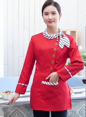 pre-oder** เสื้อพนักงานเสริฟ พนักงานโรงแรม พนักงานรีสอร์ท (สินค้าไม่รวมกางเกง) ***สินค้าไม่สามารถเปลี่ยนสีและรูปแบบได้คะ สีตามภาพ ไซร์ L XL 2XL 3XL 4XL 