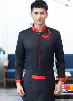 pre-oder** เสื้อพนักงานเสริฟ พนักงานโรงแรม พนักงานรีสอร์ท (สินค้าไม่รวมกางเกง) ***สินค้าไม่สามารถเปลี่ยนสีและรูปแบบได้คะ สีตามภาพ ไซร์ L XL 2XL 3XL 4XL 