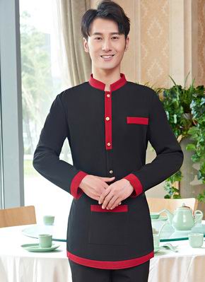 pre-oder** เสื้อพนักงานเสริฟ พนักงานโรงแรม พนักงานรีสอร์ท (สินค้าไม่รวมกางเกง) ***สินค้าไม่สามารถเปลี่ยนสีและรูปแบบได้คะ สีตามภาพ ไซร์ L XL 2XL 3XL 4XL 