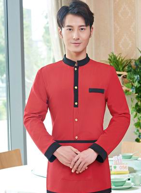 pre-oder** เสื้อพนักงานเสริฟ พนักงานโรงแรม พนักงานรีสอร์ท (สินค้าไม่รวมกางเกง) ***สินค้าไม่สามารถเปลี่ยนสีและรูปแบบได้คะ สีตามภาพ ไซร์ L XL 2XL 3XL 4XL 