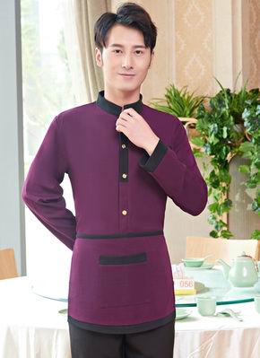 pre-oder** เสื้อพนักงานเสริฟ พนักงานโรงแรม พนักงานรีสอร์ท (สินค้าไม่รวมกางเกง) ***สินค้าไม่สามารถเปลี่ยนสีและรูปแบบได้คะ สีตามภาพ ไซร์ L XL 2XL 3XL 4XL 