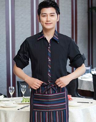 pre-oder** เสื้อพนักงานเสริฟ พนักงานโรงแรม พนักงานรีสอร์ท (สินค้าไม่รวมกางเกง) ***สินค้าไม่สามารถเปลี่ยนสีและรูปแบบได้คะ สีตามภาพ ไซร์ L XL 2XL 3XL 4XL 