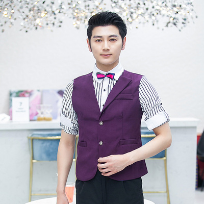 pre-oder** เสื้อพนักงานเสริฟ พนักงานโรงแรม พนักงานรีสอร์ท (สินค้าไม่รวมกางเกง) ***สินค้าไม่สามารถเปลี่ยนสีและรูปแบบได้คะ สีตามภาพ ไซร์ L XL 2XL 3XL 4XL 