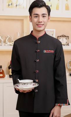 pre-oder** เสื้อพนักงานเสริฟ พนักงานโรงแรม พนักงานรีสอร์ท (สินค้าไม่รวมกางเกง) ***สินค้าไม่สามารถเปลี่ยนสีและรูปแบบได้คะ สีตามภาพ ไซร์ L XL 2XL 3XL 4XL 