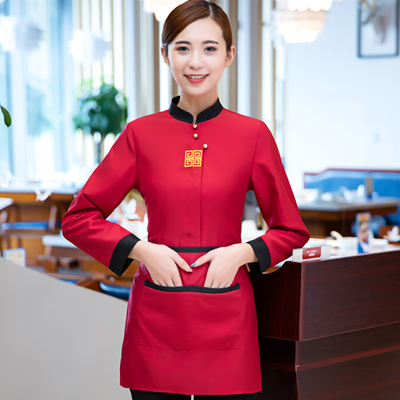 pre-oder** เสื้อพนักงานเสริฟ พนักงานโรงแรม พนักงานรีสอร์ท (สินค้าไม่รวมกางเกง) ***สินค้าไม่สามารถเปลี่ยนสีและรูปแบบได้คะ สีตามภาพ ไซร์ L XL 2XL 3XL 4XL 