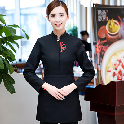pre-oder** เสื้อพนักงานเสริฟ พนักงานโรงแรม พนักงานรีสอร์ท (สินค้าไม่รวมกางเกง) ***สินค้าไม่สามารถเปลี่ยนสีและรูปแบบได้คะ สีตามภาพ ไซร์ L XL 2XL 3XL 4XL 