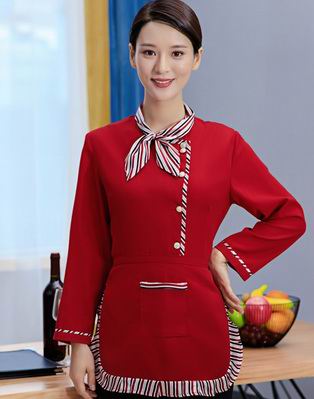 pre-oder** เสื้อพนักงานเสริฟ พนักงานโรงแรม พนักงานรีสอร์ท (สินค้าไม่รวมกางเกง) ***สินค้าไม่สามารถเปลี่ยนสีและรูปแบบได้คะ สีตามภาพ ไซร์ L XL 2XL 3XL 4XL 