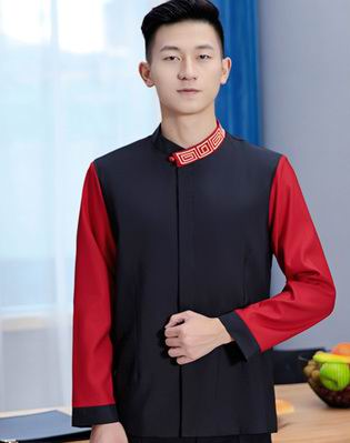 pre-oder** เสื้อพนักงานเสริฟ พนักงานโรงแรม พนักงานรีสอร์ท (สินค้าไม่รวมกางเกง) ***สินค้าไม่สามารถเปลี่ยนสีและรูปแบบได้คะ สีตามภาพ ไซร์ L XL 2XL 3XL 4XL 