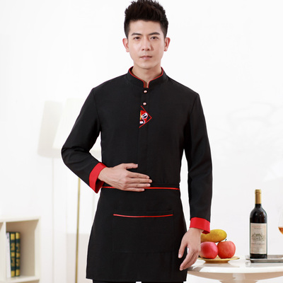 pre-oder** เสื้อพนักงานเสริฟ พนักงานโรงแรม พนักงานรีสอร์ท (สินค้าไม่รวมกางเกง) ***สินค้าไม่สามารถเปลี่ยนสีและรูปแบบได้คะ สีตามภาพ ไซร์ L XL 2XL 3XL 4XL 