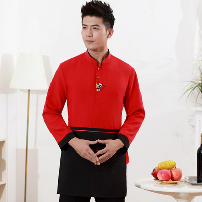 pre-oder** เสื้อพนักงานเสริฟ พนักงานโรงแรม พนักงานรีสอร์ท (สินค้าไม่รวมกางเกง) ***สินค้าไม่สามารถเปลี่ยนสีและรูปแบบได้คะ สีตามภาพ ไซร์ L XL 2XL 3XL 4XL 