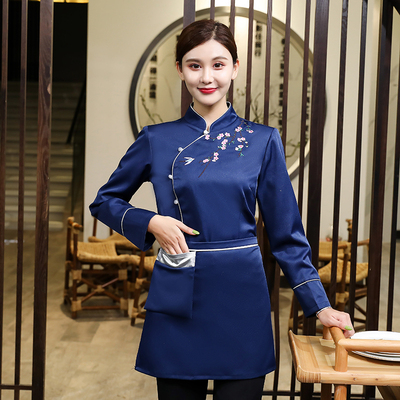 pre-oder** เสื้อพนักงานเสริฟ พนักงานโรงแรม พนักงานรีสอร์ท (สินค้าไม่รวมกางเกง) ***สินค้าไม่สามารถเปลี่ยนสีและรูปแบบได้คะ สีตามภาพ ไซร์ L XL 2XL 3XL 4XL 