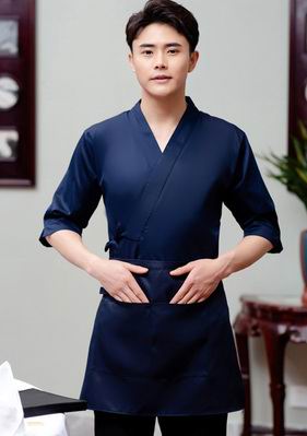 pre-oder** เสื้อพนักงานเสริฟ พนักงานโรงแรม พนักงานรีสอร์ท (สินค้าไม่รวมกางเกง) ***สินค้าไม่สามารถเปลี่ยนสีและรูปแบบได้คะ สีตามภาพ ไซร์ L XL 2XL 3XL 4XL 
